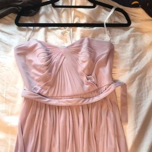 Full length lavender multi way dress